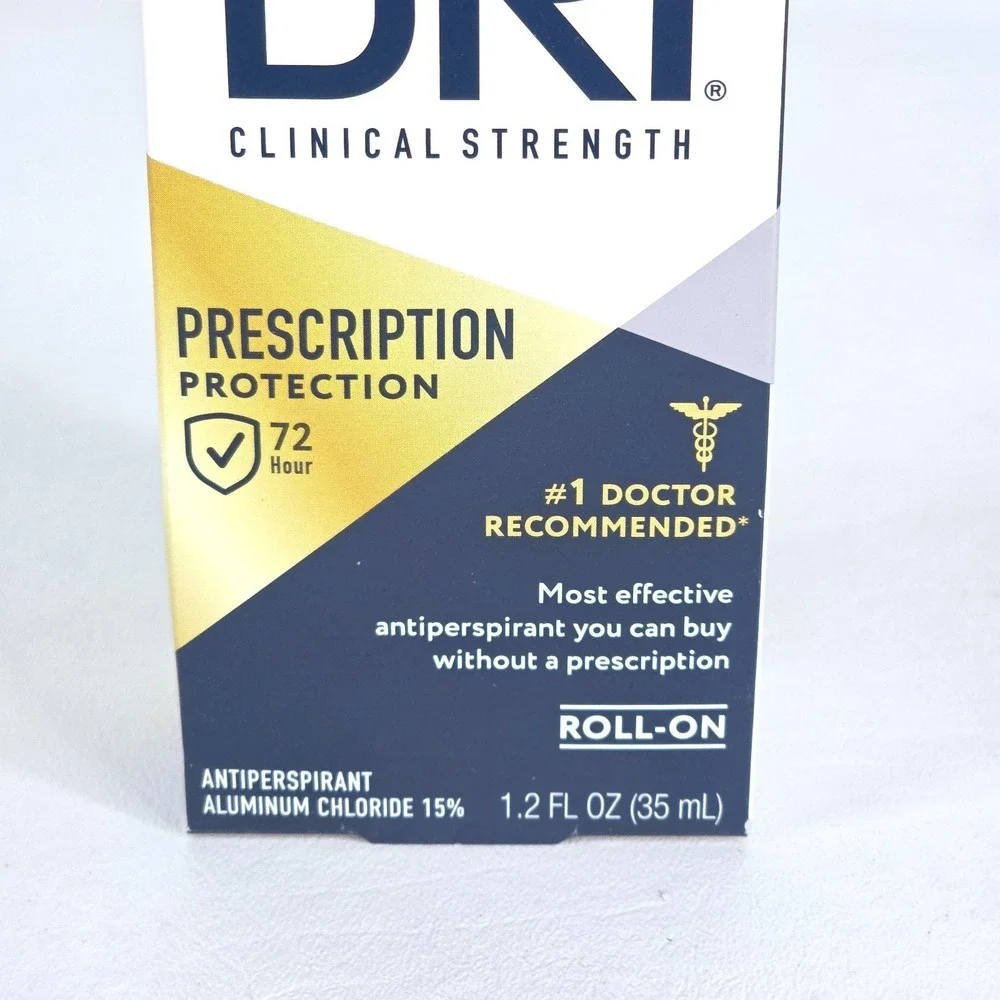 3 Pk Certain‎ Dri Clinical Strength Roll On Antiperspirant 1.2oz Hyperhidrosis